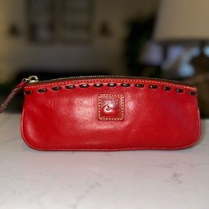 SOLD!!!!! Dooney & Bourke Red Florentine Cosmetic Case